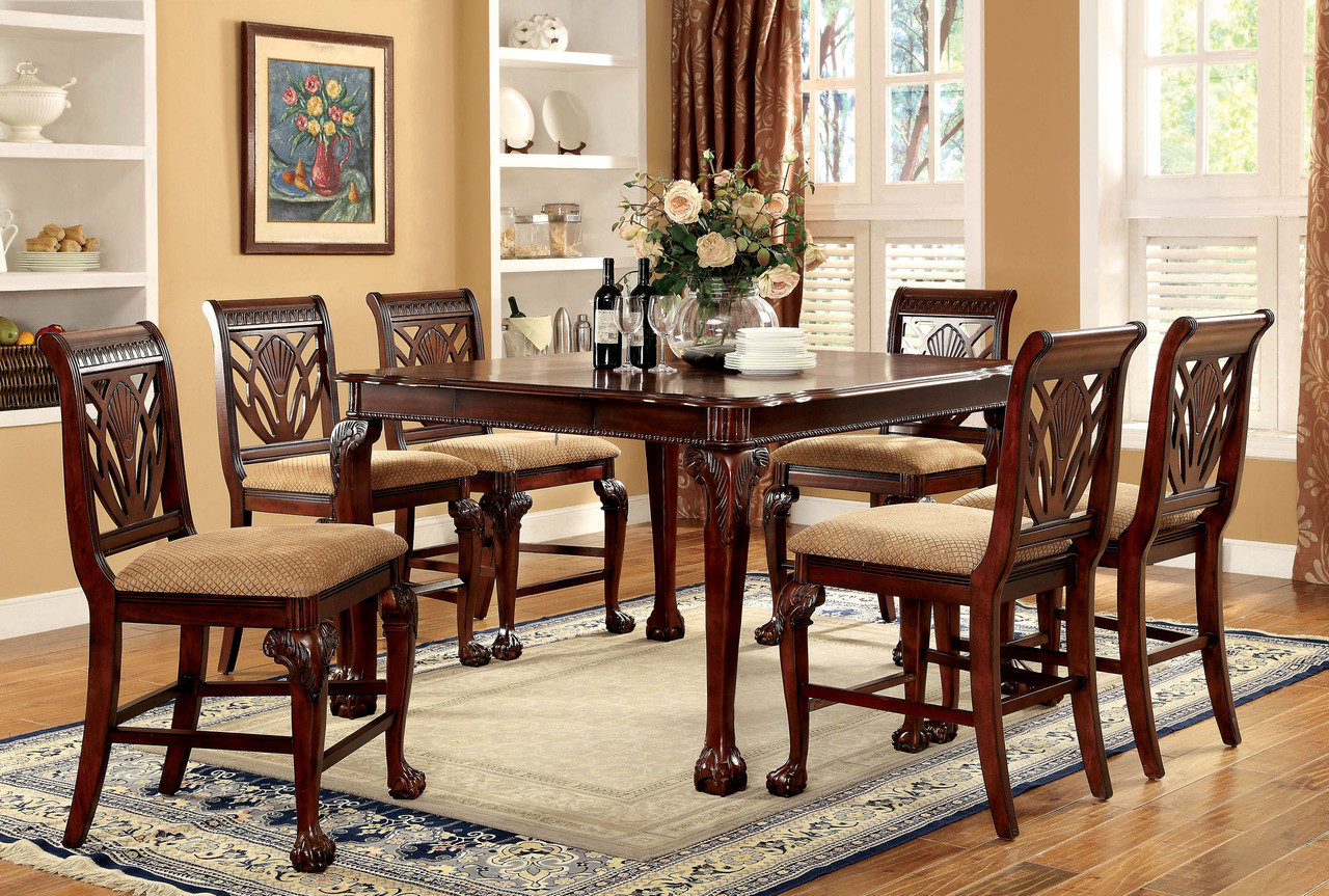 Cherry 7 Pc Counter Height Dining Room