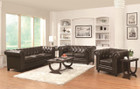 C504551 - Troy Traditional Button-Tufted Sofa and Love Seat with Rolled Back and Arms