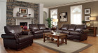 C504411 - Colton Traditional Bonded Leather Sofa and Love Seat with Elegant Design Style