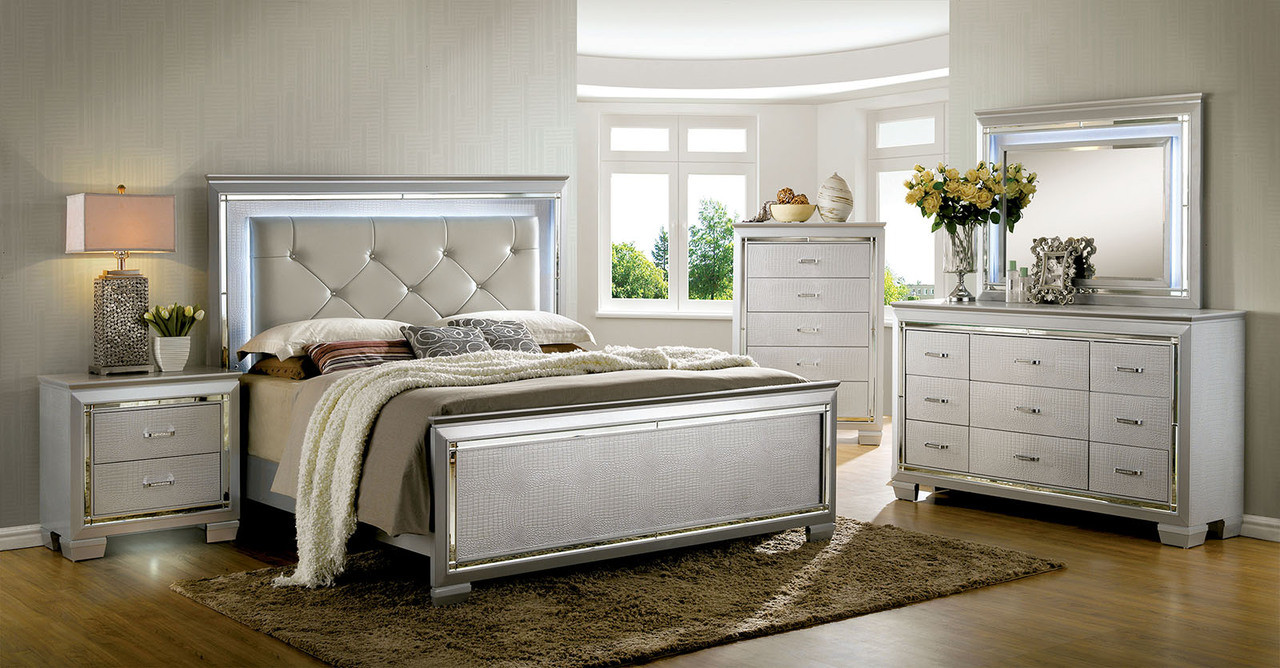 FA7979SV - Bellanova Sliver Adult Bed - Inland Empire Furniture