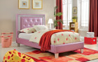 FA7217PR - Lianne Kids Bed Available in Purple and White
