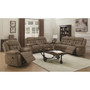 c602264 Houston Casual Pillow-Padded Reclining Sofa And Love Seat with Contrast Stitching