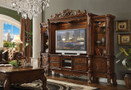 ac91335 Dresden Brown Entertainment Center With TV Console 