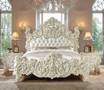 HD8089 Adhira White Gloss and Leather Formal Bed