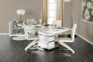 FA3650T - Akello High Gloss Lacquer Contemporary 7 Piece Dining Set 
