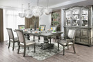 FA3350GY-T - Nia Gray 7 Piece Formal Dining Set