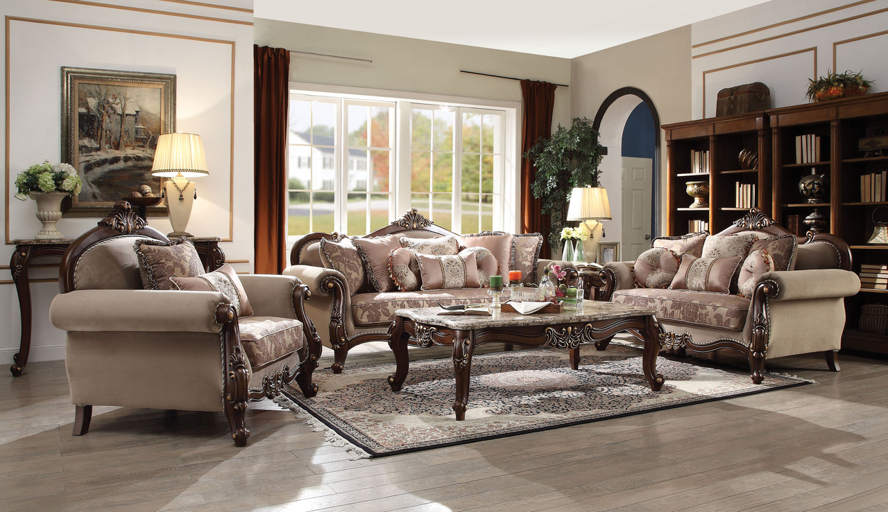 P2 50690 - Asher Elegant Formal Sofa And Love Seat - Inland Empire ...
