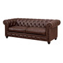 FA6269br - Charleston Button Tufted Traditional Sofa And Love Seat
