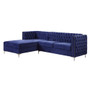 P2 55490 - Hasani L Shaped Navy Blue Sectional