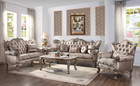P2 54865 - Potomac Champagne Finish Formal Sofa and Love Seat