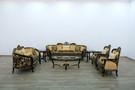 EF30019 - Dario Italian Luxury Formal Sofa and Love Seat