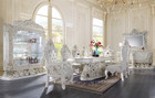 Andela Elegant Formal 9 Piece Dining Set in Antique White Finish