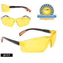 Safety GLASSES ~ Yellow Tint ~ S117