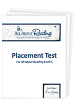 All About Reading Level 1 Placement Test