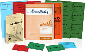 All About Spelling Level 6 Materials