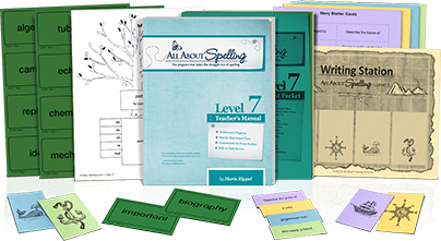 All About Spelling Level 7 Materials