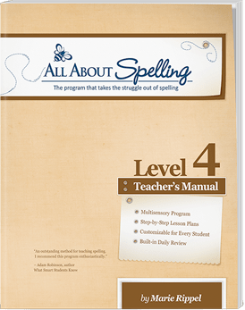 All About Spelling Level 4 Teacher's Manual Cover