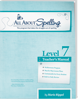 All About Spelling Level 7 Teacher's Manual Cover