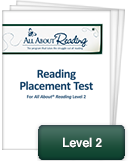 All About Reading Level 2 Placement Test
