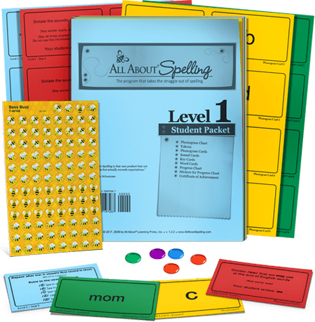 All About Spelling Level 1 Student Packet - All About Learning Press, Inc.