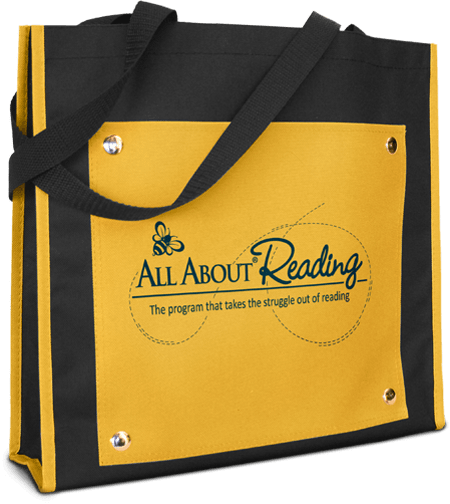 reading tote bag