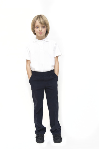 Organic School Uniform - Navy Classic Fit Boys Trousers