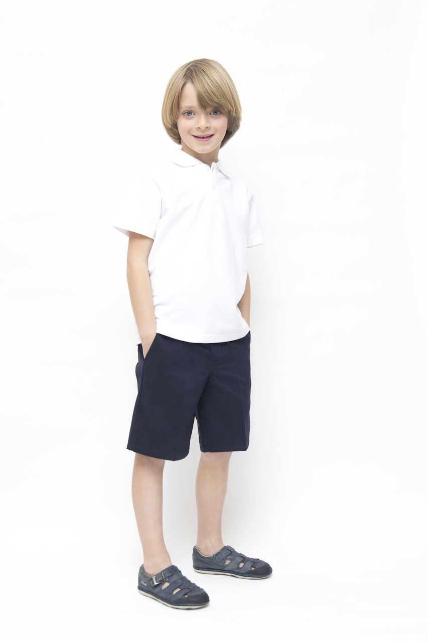 Organic School Uniform - Navy Classic Fit Boys Shorts