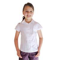 Organic School Uniform - Short Sleeve White Blouse