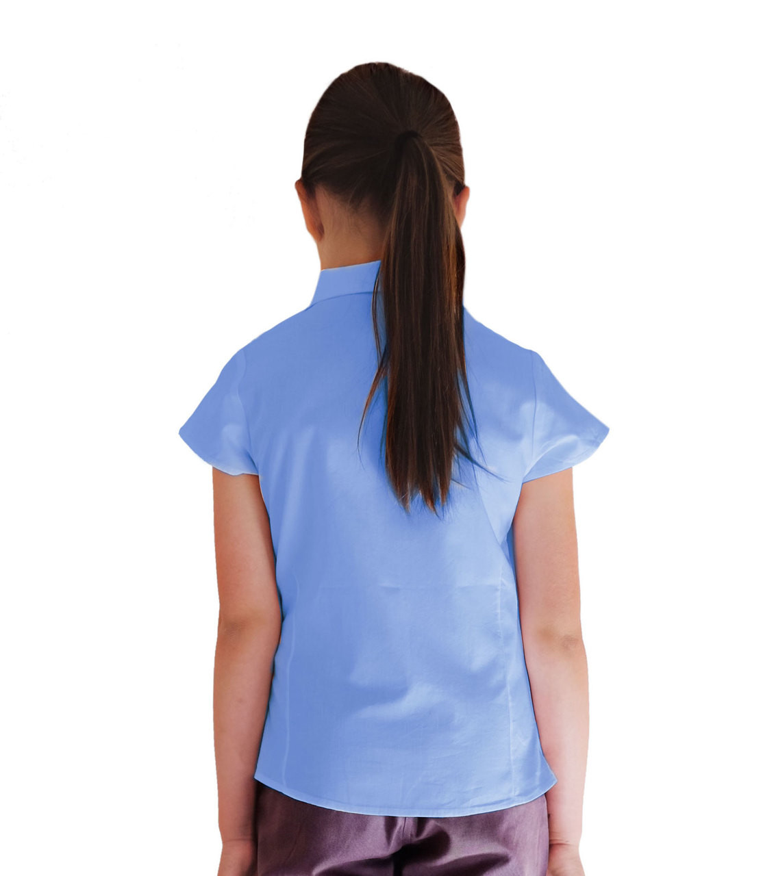 Kids Girls Bardot Crop Top Age 4-15 Years