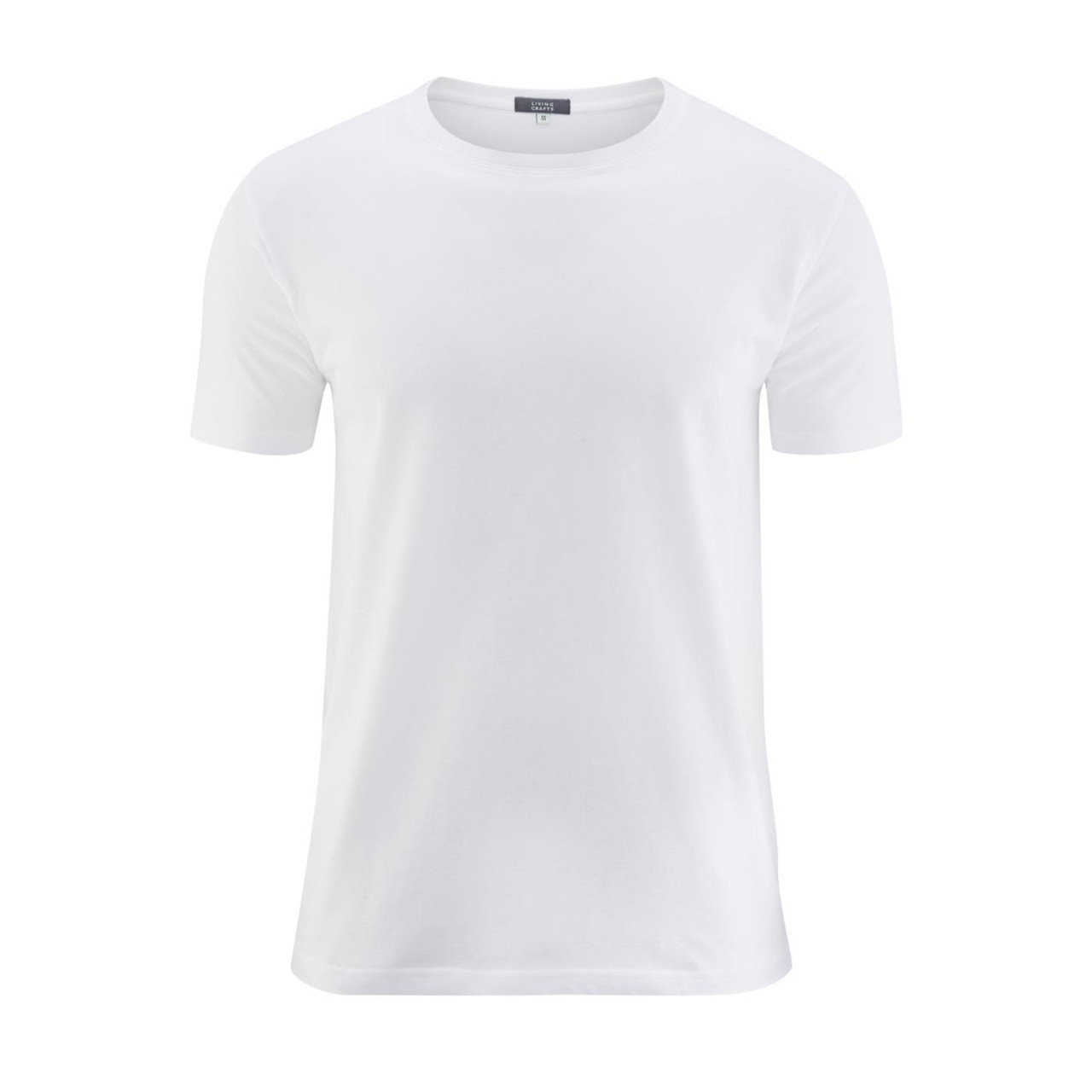 Organic Cotton Fabian T-Shirt in White (Pack of 2) - Living Crafts