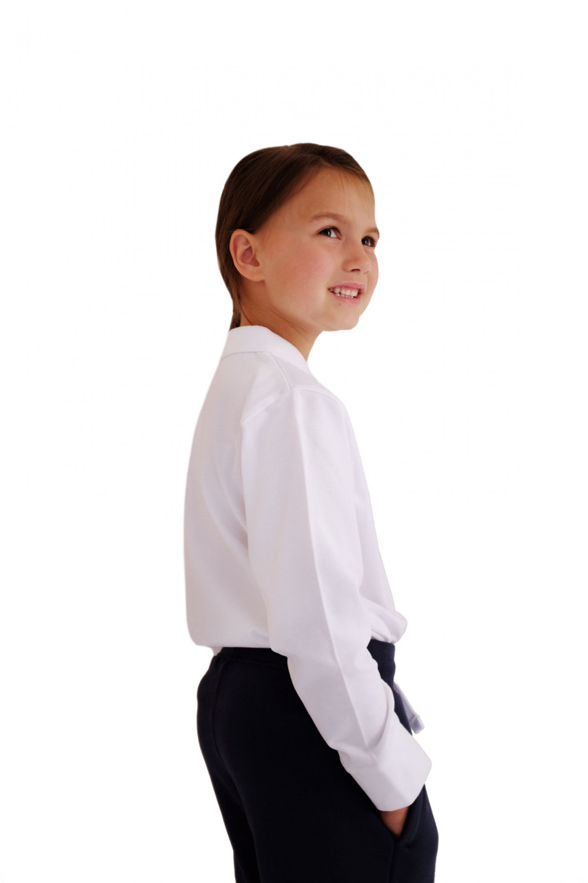 Classroom School Uniforms Kids Toddler Preschool Unisex Long Sleeve Pique Polo 