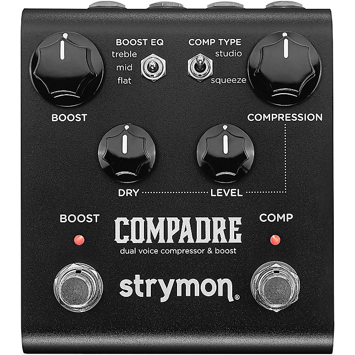 Strymon Compadre Dual Voice Compressor and Boost Midnight Edition