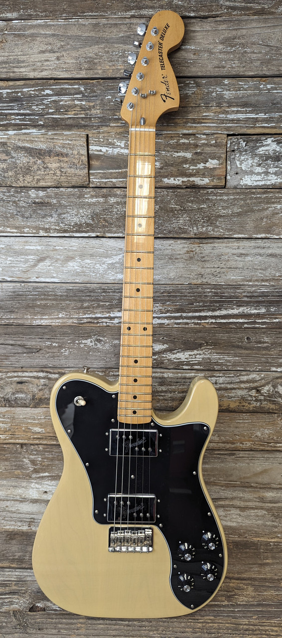 Fender vintera 70s telecaster deals deluxe vintage blonde