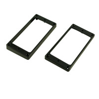 WD Music Plastic Humbucker Pickup Mounting Ring Flat Set