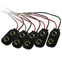 WD Music 9V Battery Terminal Pack With Attached Leads