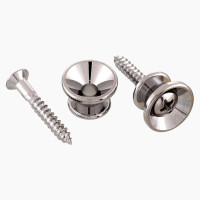 Allparts Standard Strap Buttons - Nickel