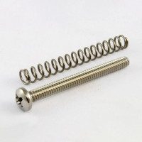 Allparts Steel Bridge Length Screws for Bass - Stainless Steel