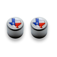 MK-3317-010 State of Texas Dome Knobs - Chrome