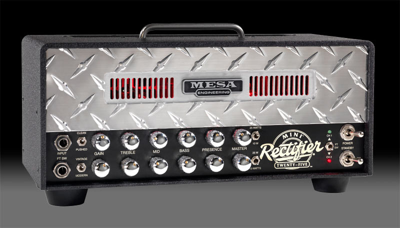 Mesa Boogie Mini Rectifier Twenty-Five Guitar Amp Head - Diamond Plate