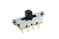   EP-0261-023 Switchcraft Black On-Off-On Slide Switch