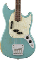 Fender Justin Meldal-Johnsen Mustang Bass - Faded Daphne Blue