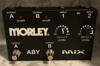 USED Morley ABY Mix Guitar Splitter and Mixer Pedal