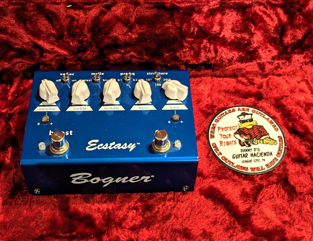 Used Bogner Ecstasy Blue Overdrive Pedal - Danny D's Guitar Hacienda