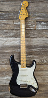 Fender Custom Shop Limited Edition '69 Stratocaster Journeyman Relic Electric Guitar Aged Black