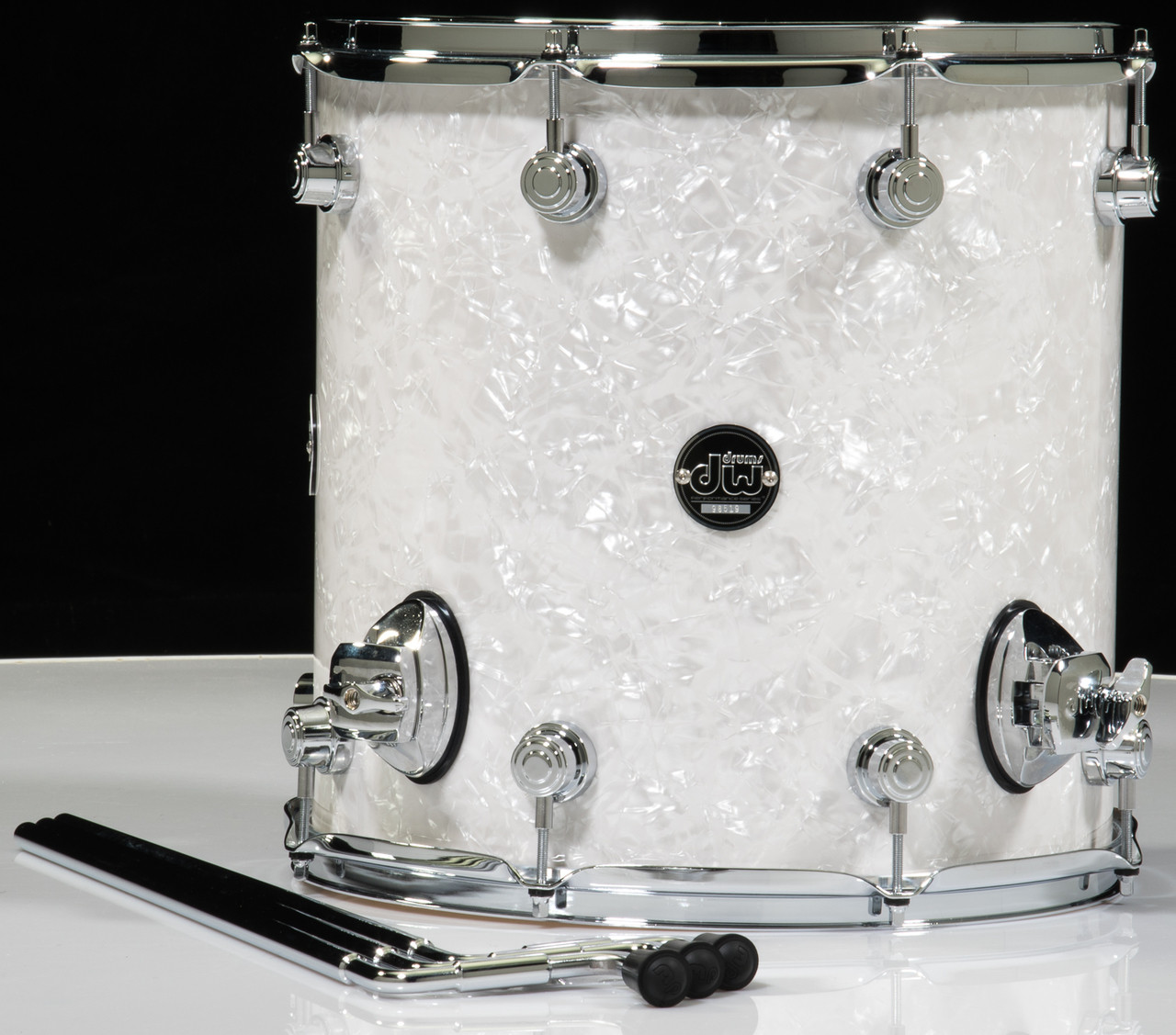 Dw Performance Series 14x14 Floor Tom White Marine 