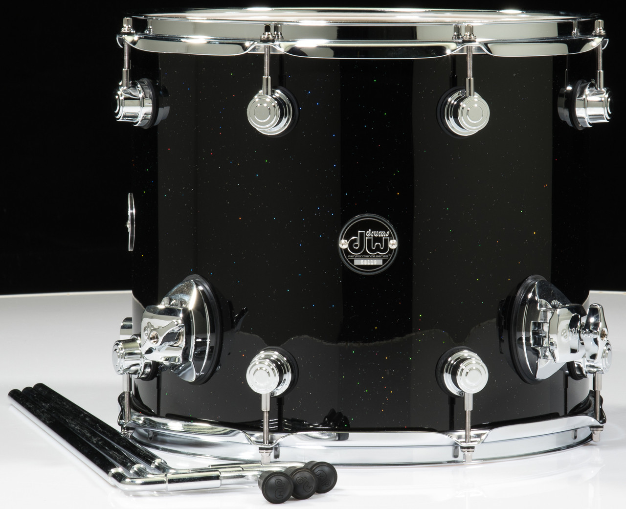 DW Performance Series 12x14 Floor Tom Black Mirra