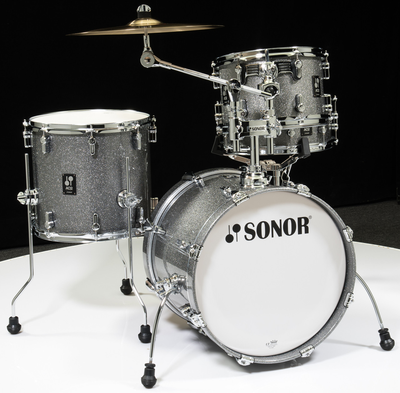 Sonor AQ2 Maple Bop Kit 4pc Shell Pack Titanium Quartz Lacquer