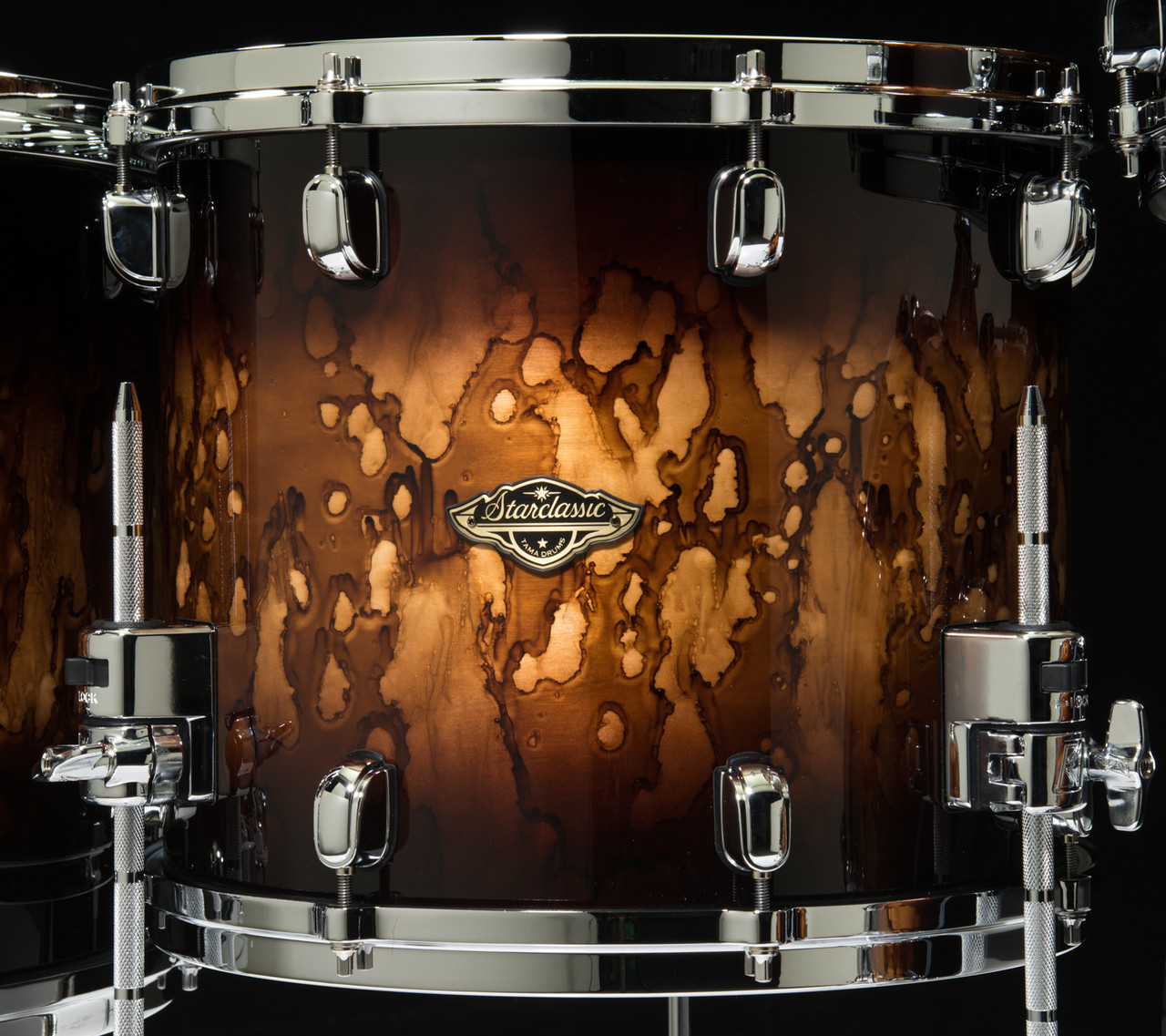 Tama Starclassic Walnut/Birch 14x12 Floor Tom Molten Brown Burst