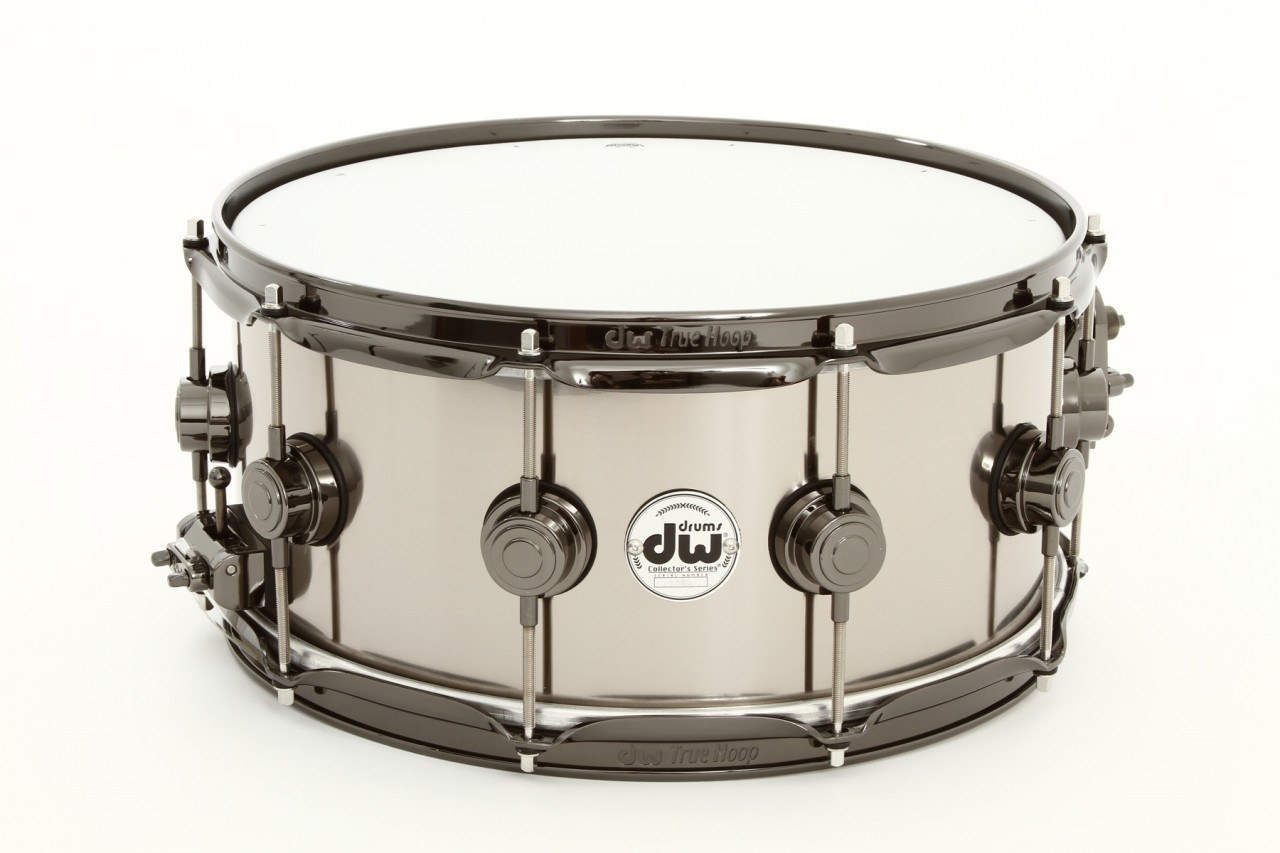 DW BlackTi Snare Drum 14x6.5 Black Nickel Hardware