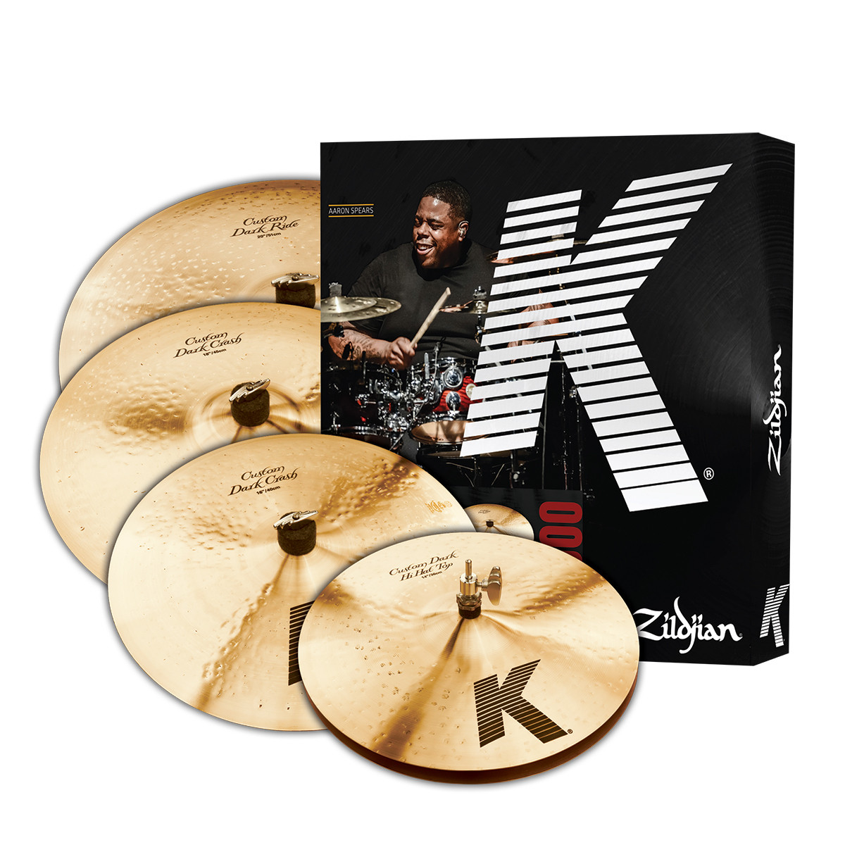 Zildjian K Custom Dark Cymbal Pack 5pc